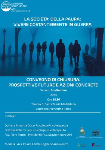 La società della paura - Evento conclusivo