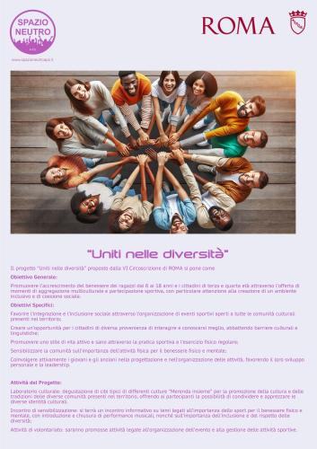 Uniti nelle diversità - VI Circoscrizione